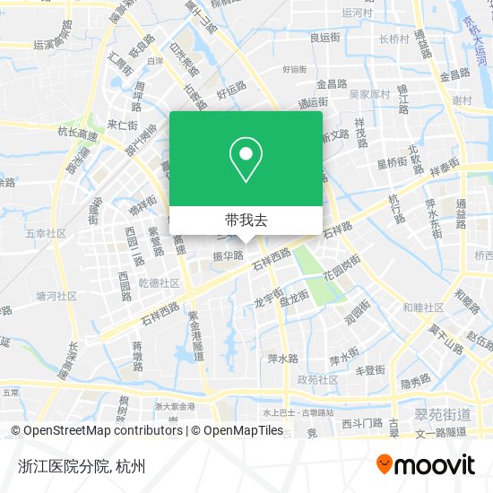 浙江医院分院地图