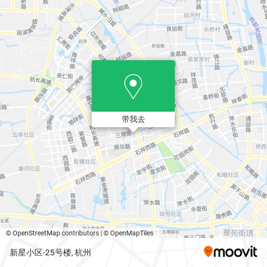 新星小区-25号楼地图