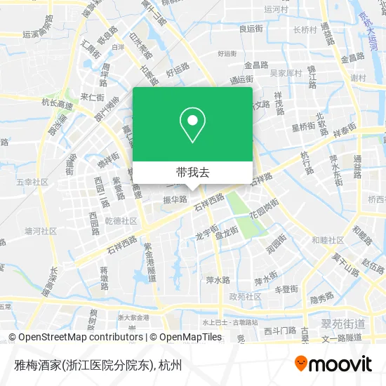 雅梅酒家(浙江医院分院东)地图