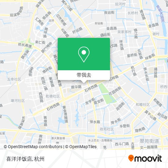 喜洋洋饭店地图