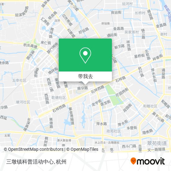 三墩镇科普活动中心地图