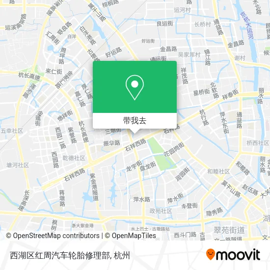 西湖区红周汽车轮胎修理部地图