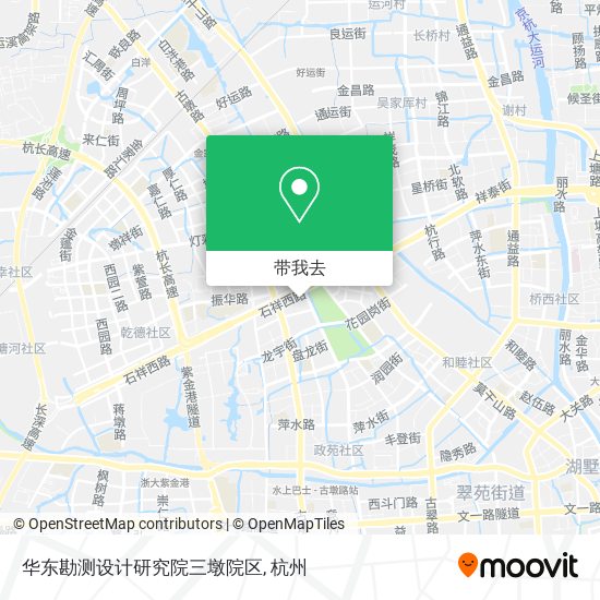 华东勘测设计研究院三墩院区地图