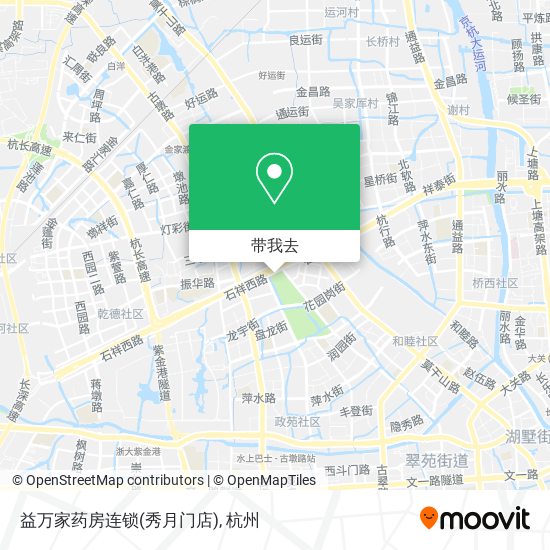 益万家药房连锁(秀月门店)地图
