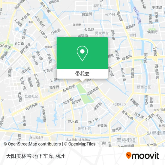天阳美林湾-地下车库地图