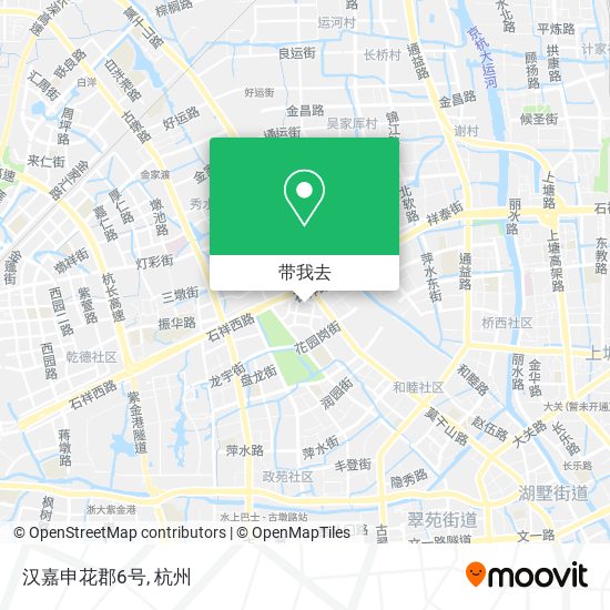 汉嘉申花郡6号地图