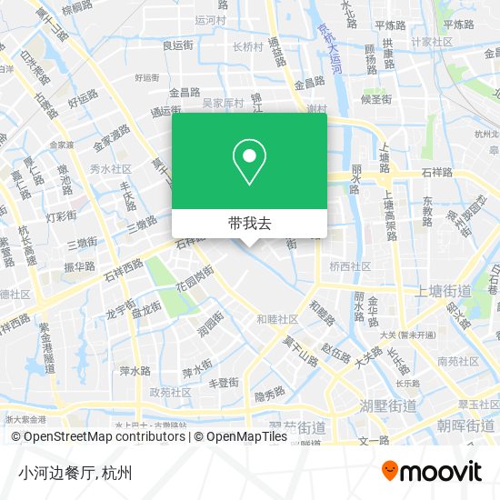 小河边餐厅地图