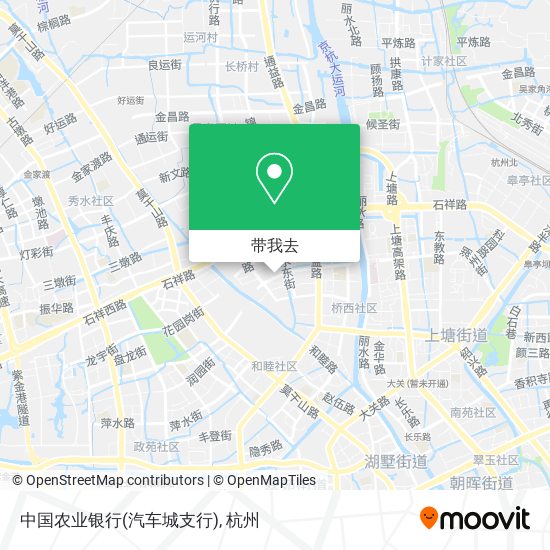 中国农业银行(汽车城支行)地图