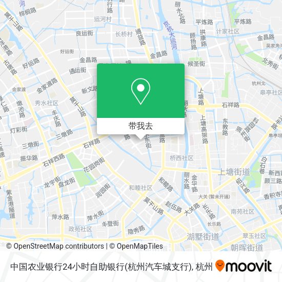 中国农业银行24小时自助银行(杭州汽车城支行)地图
