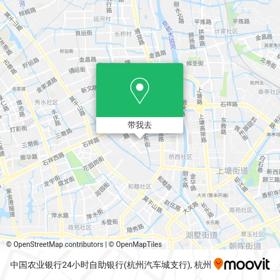 中国农业银行24小时自助银行(杭州汽车城支行)地图