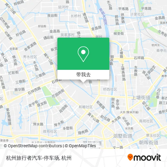 杭州旅行者汽车-停车场地图
