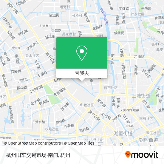 杭州旧车交易市场-南门地图