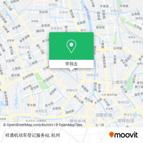 祥通机动车登记服务站地图