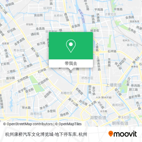 杭州康桥汽车文化博览城-地下停车库地图