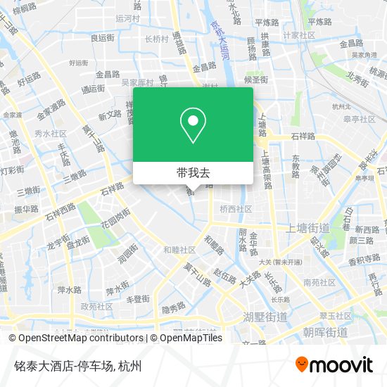 铭泰大酒店-停车场地图