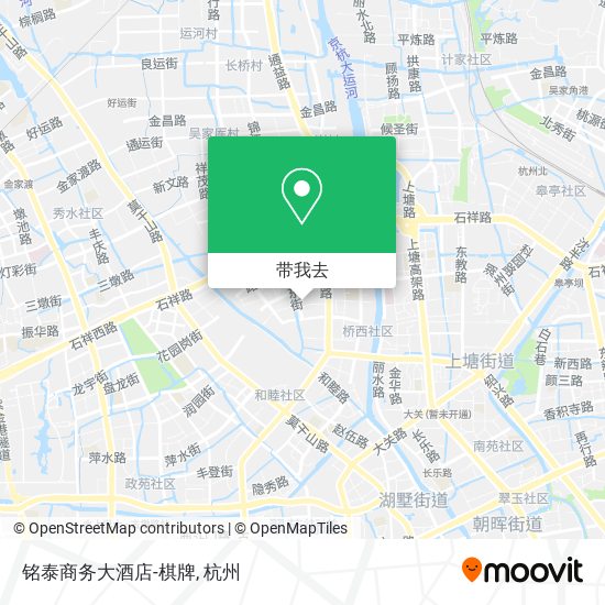 铭泰商务大酒店-棋牌地图