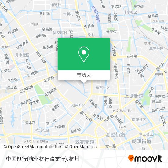 中国银行(杭州杭行路支行)地图