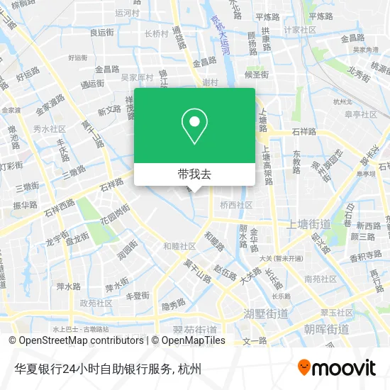 华夏银行24小时自助银行服务地图