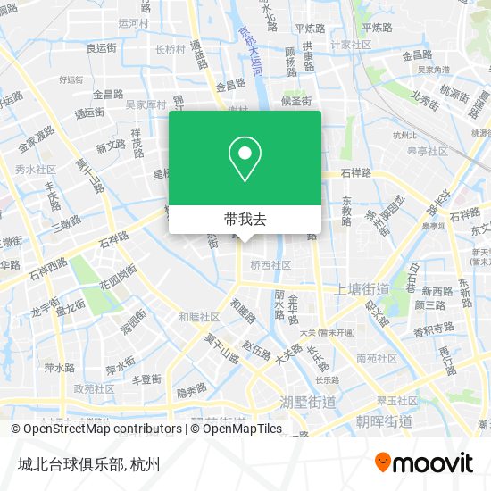 城北台球俱乐部地图