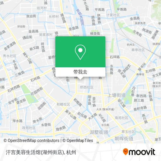 汗宫美容生活馆(湖州街店)地图