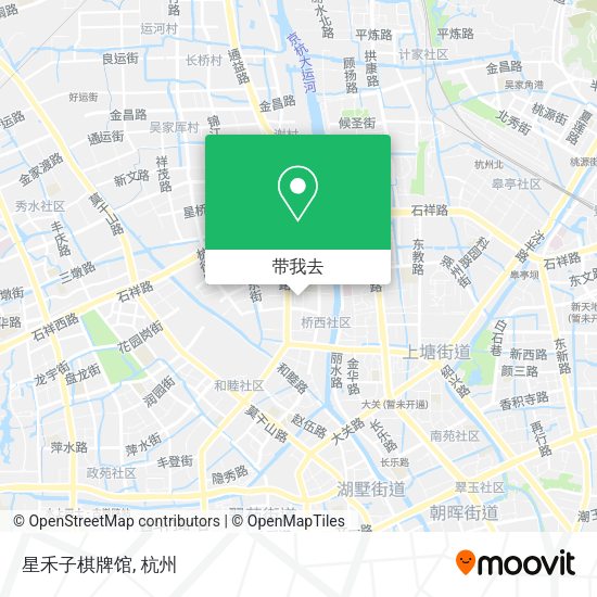 星禾子棋牌馆地图