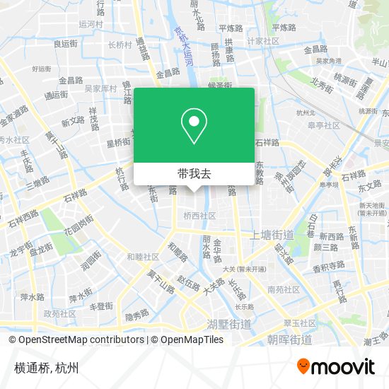 横通桥地图