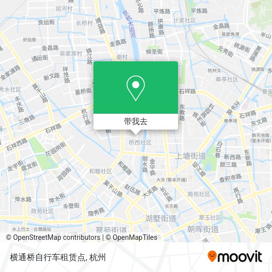 横通桥自行车租赁点地图