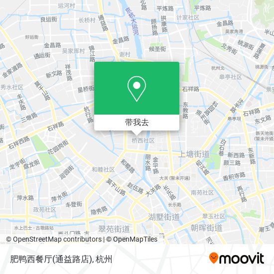 肥鸭西餐厅(通益路店)地图