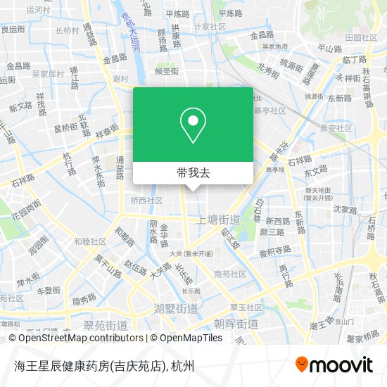 海王星辰健康药房(吉庆苑店)地图
