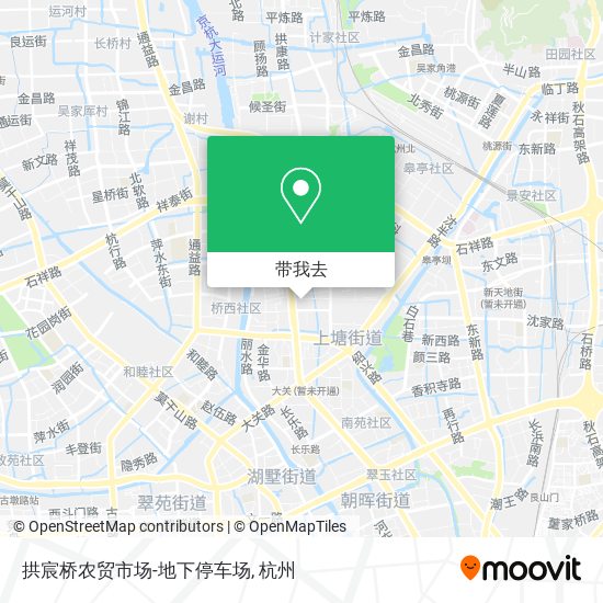 拱宸桥农贸市场-地下停车场地图