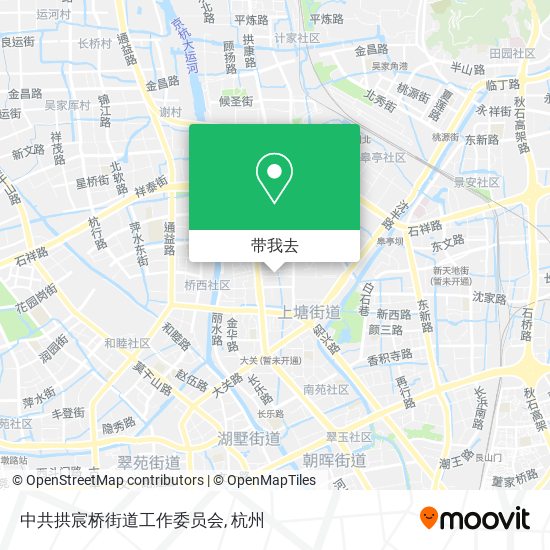 中共拱宸桥街道工作委员会地图