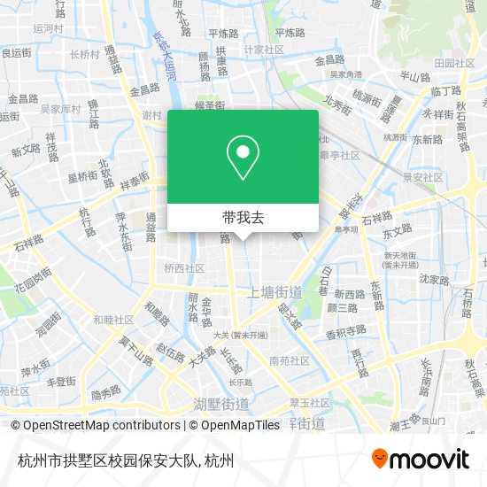 杭州市拱墅区校园保安大队地图