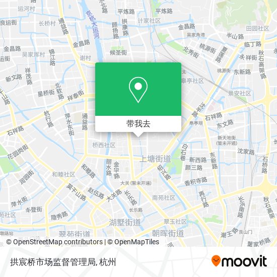 拱宸桥市场监督管理局地图