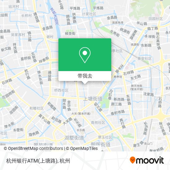杭州银行ATM(上塘路)地图
