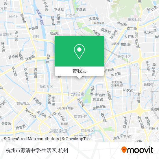 杭州市源清中学-生活区地图