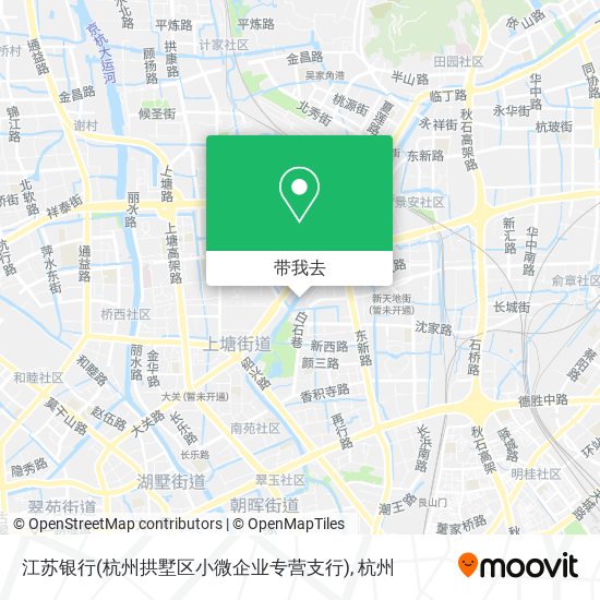 江苏银行(杭州拱墅区小微企业专营支行)地图