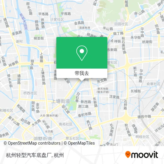 杭州轻型汽车底盘厂地图