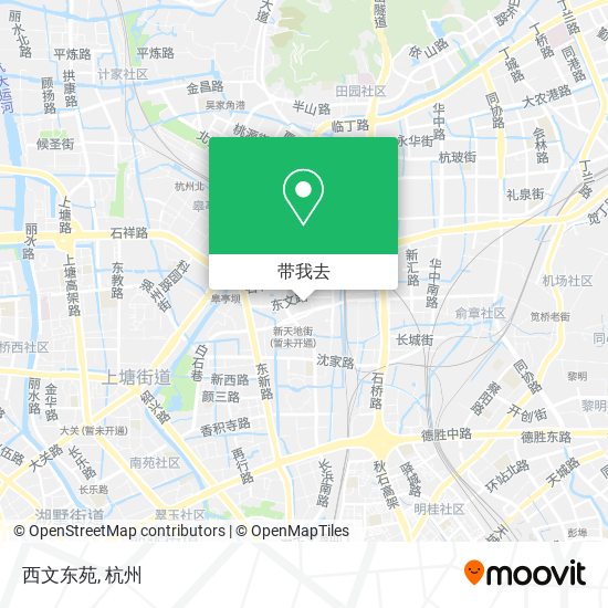 西文东苑地图