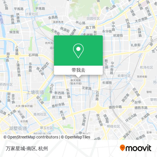 万家星城-南区地图