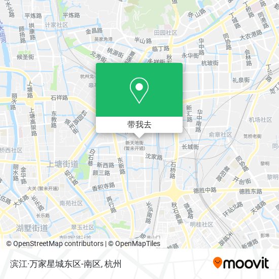 滨江·万家星城东区-南区地图