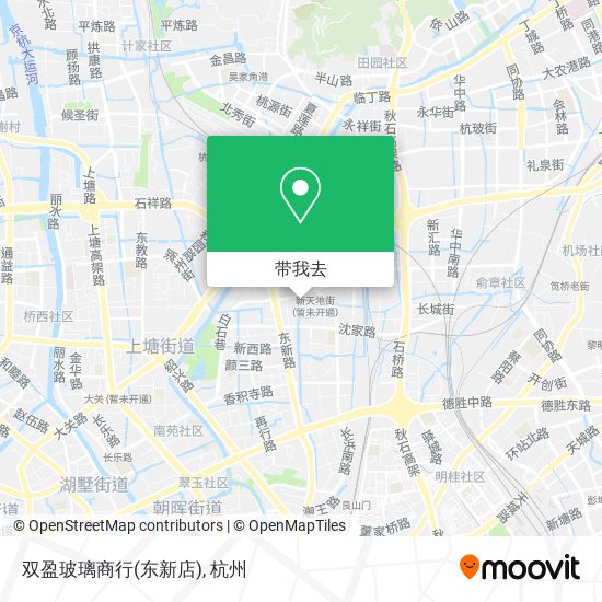 双盈玻璃商行(东新店)地图