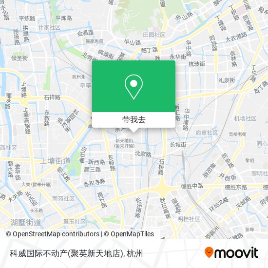 科威国际不动产(聚英新天地店)地图