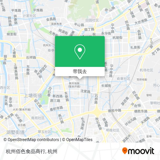 杭州佰色食品商行地图