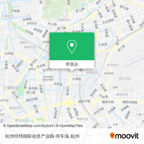 杭州经纬国际创意产业园-停车场地图