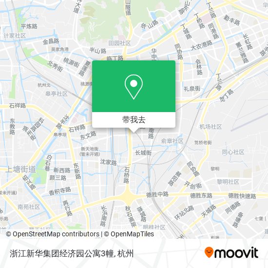 浙江新华集团经济园公寓3幢地图