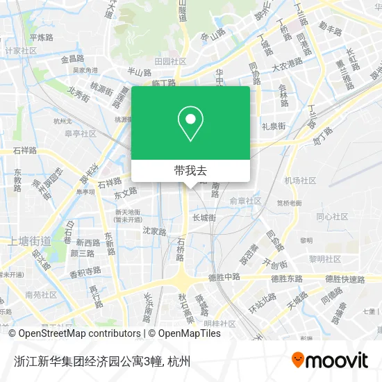 浙江新华集团经济园公寓3幢地图