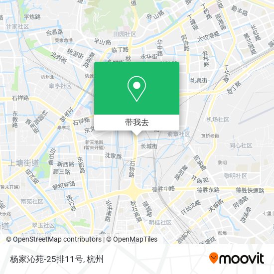 杨家沁苑-25排11号地图