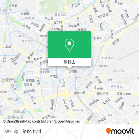钱江源土菜馆地图
