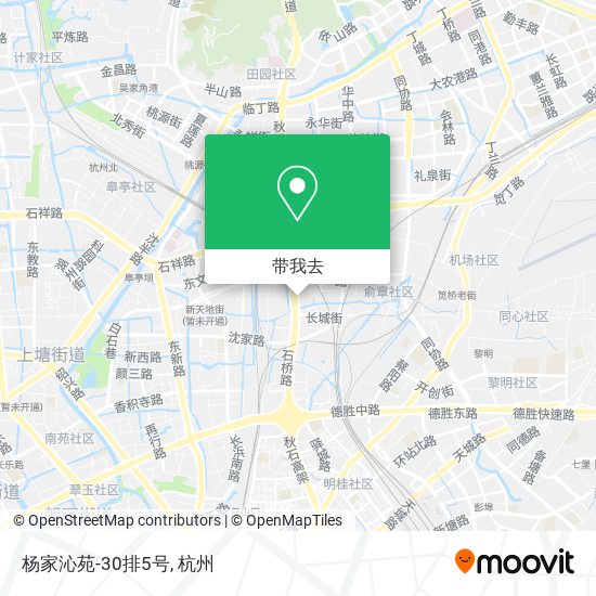 杨家沁苑-30排5号地图