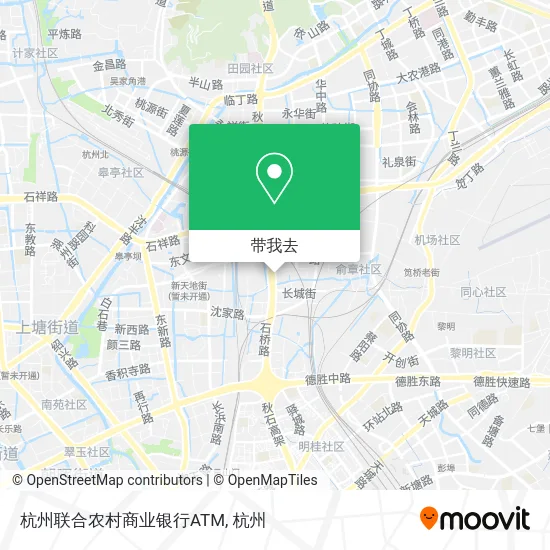 杭州联合农村商业银行ATM地图